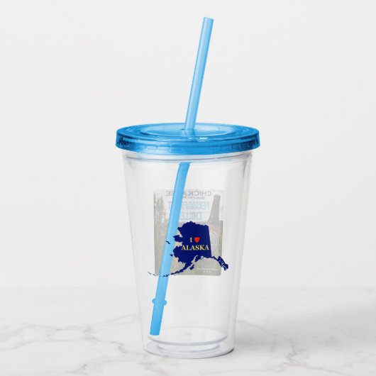 Chickadee Birch Beer Acryl Drinkbeker (Achterkant)