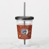 Chickadee Birch Beer Acryl Drinkbeker (Voorkant)