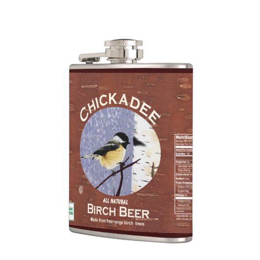 Chickadee Birch Beer Heupfles (Links)