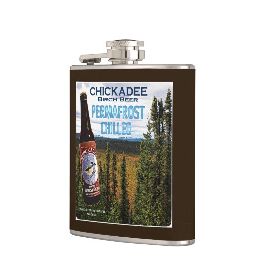 Chickadee Birch Beer Heupfles (Links)