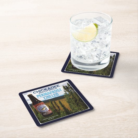 Chickadee Birch Beer Kartonnen Onderzetters (Insitu)
