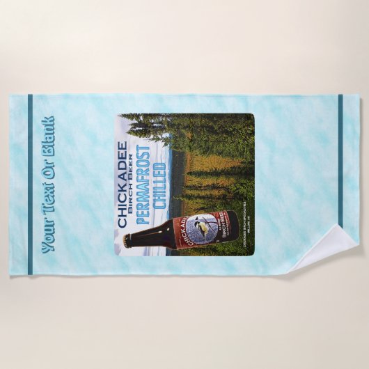 Chickadee Birch Beer Strandlaken (Voorkant)