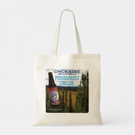 Chickadee Birch Beer Tote Bag (Achterkant)