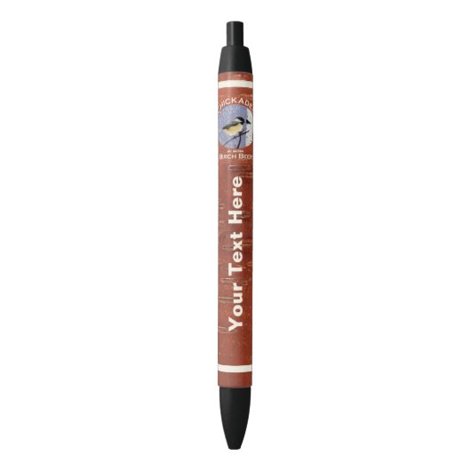 Chickadee Birch Beer Zwarte Inkt Pen (Voorkant Verticaal)