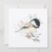 Chickadee Bird Art (Voorkant)