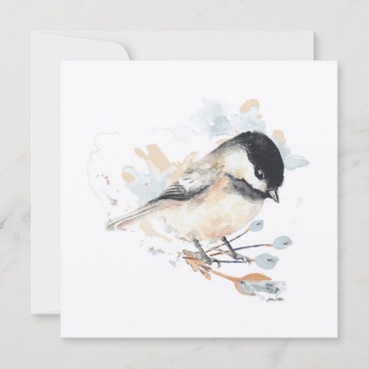 Chickadee Bird Art (Voorkant)