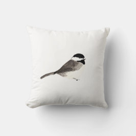 Chickadee Bird Art Kussen