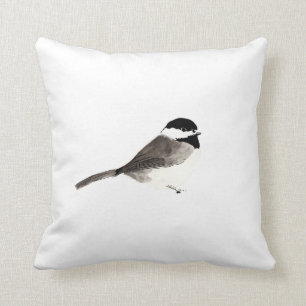 Chickadee Bird Art Kussen
