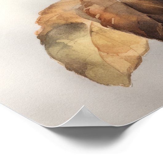 Chickadee Bird Art Print Poster (Hoek)