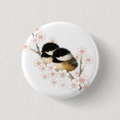 Chickadee Bird Button (Voorkant)