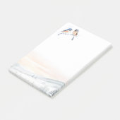 Chickadee Bird in de winter Kerstmis Post-it® Notes (Schuin)