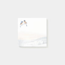 Chickadee Bird in de winter Kerstmis