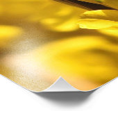 Chickadee Bird in Forsythia Flowers Foto print Foto Afdruk (Hoek)