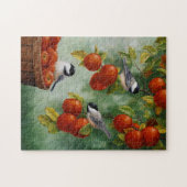 Chickadee Birds Apple Harvest Legpuzzel (Horizontaal)