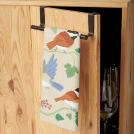 Chickadee Birds Song Kitchen Towel Theedoek