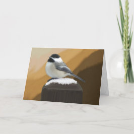 Chickadee Birthday Kaart