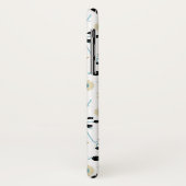 Chickadee Black Capped Bird Berries Flowers Case-Mate iPhone Case (Achterkant/links)