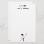 Chickadee Briefpapier (Voorkant / Achterkant)
