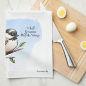 CHICKADEE BUFFALO WINGS beroemd gemaakt door Jeff  Theedoek (Quarter Fold)