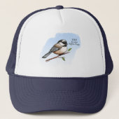 CHICKADEE BUFFALO WINGS by Jeff Willis Art Trucker Pet (Voorkant)