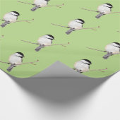 Chickadee Cadeaupapier (Hoek)