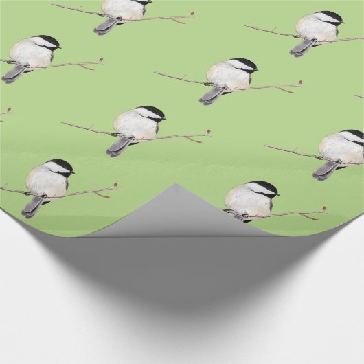 Chickadee Cadeaupapier (Hoek)