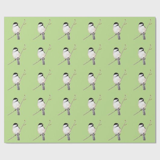 Chickadee Cadeaupapier (Vlak)