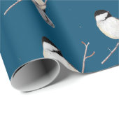 Chickadee Cadeaupapier (Rol Hoek)