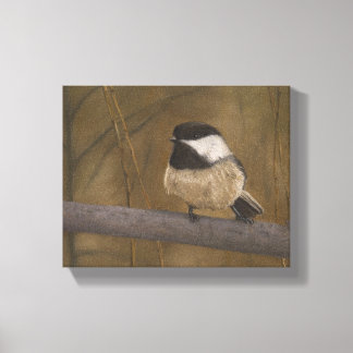 Chickadee Canvas Afdruk