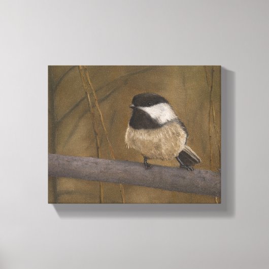 Chickadee Canvas Afdruk (Voorkant)