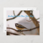 Chickadee Cheer Briefkaart (Voorkant / Achterkant)