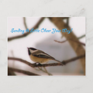 Chickadee Cheer Briefkaart