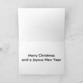 Chickadee Christmas Card Feestdagen Kaart (Binnen)
