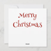 Chickadee Christmas-Wenskaart Feestdagenkaart (Achterkant)