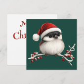 Chickadee Christmas-Wenskaart Feestdagenkaart (Voorkant / Achterkant)