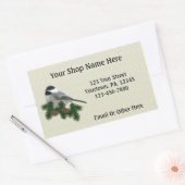 Chickadee Custom Business Sticker (Envelop)