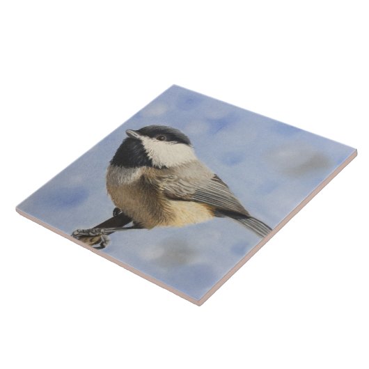 Chickadee dee dee tegeltje (Zijkant)
