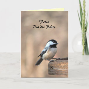 Chickadee Día del Padre Kaart