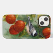 Chickadee en Apples iPhone Hoesje (Achterkant horizontaal)