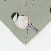 Chickadee Fleece Deken (Hoek)