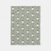 Chickadee Fleece Deken (Voorkant)