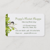 Chickadee Florist Shoppe Flowers Visitekaartje (Voorkant)