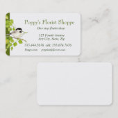 Chickadee Florist Shoppe Flowers Visitekaartje (Voorkant / Achterkant)