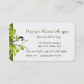 Chickadee Florist Shoppe Flowers Visitekaartje (Voorkant)