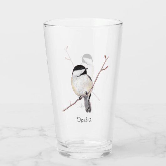 Chickadee Glas (Achterkant)
