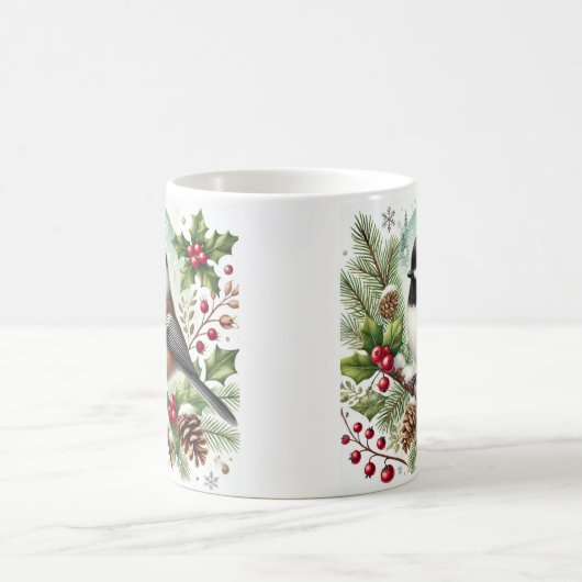 Chickadee Holiday Koffiemok (Center)