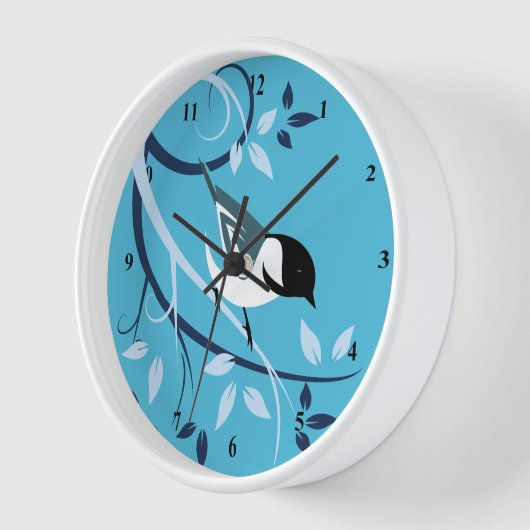 Chickadee in Tree Branch (Hoek)