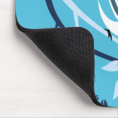 Chickadee in Tree Branch Muismat (Hoek)