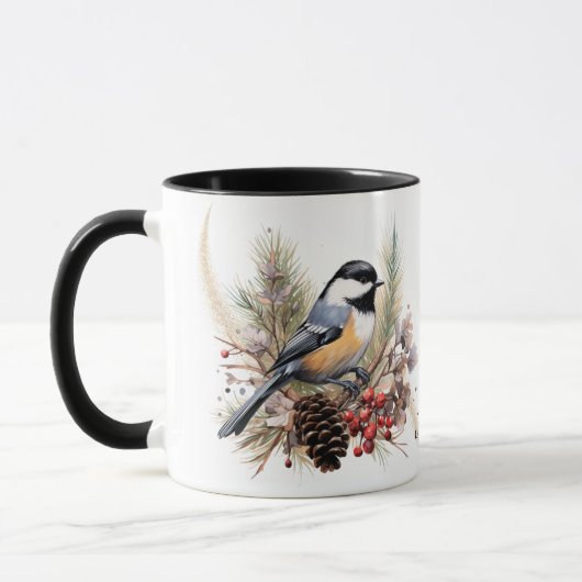 Chickadee in Winter Mok (Links)