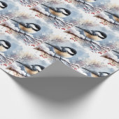 Chickadee-inpakpapier Cadeaupapier (Hoek)